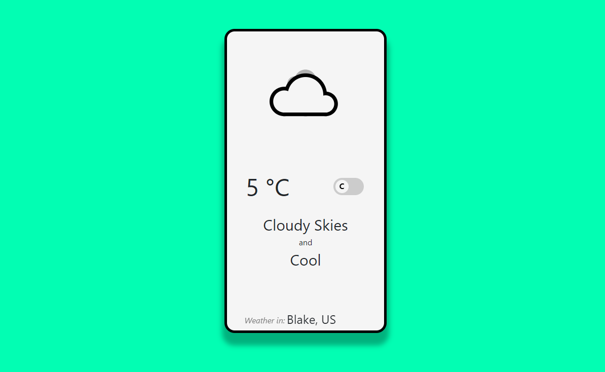 weather app